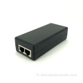 Puissance de 1000 Mbps sur Ethernet Gigabit Poe Injecteur 2Ports
